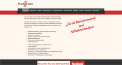 Desktop Screenshot of ihr-pflege-team.de